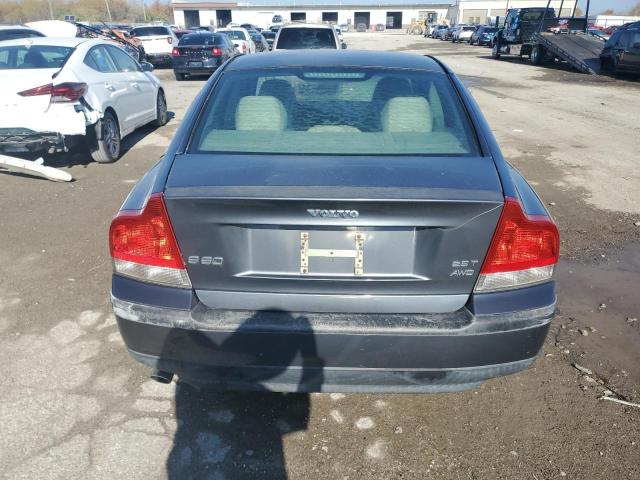 YV1RH59H142406251 - 2004 VOLVO S60 2.5T GRAY photo 6