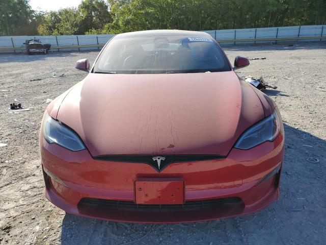 5YJSA1E51NF492076 - 2022 TESLA MODEL S Կարմիր լուսանկար 5