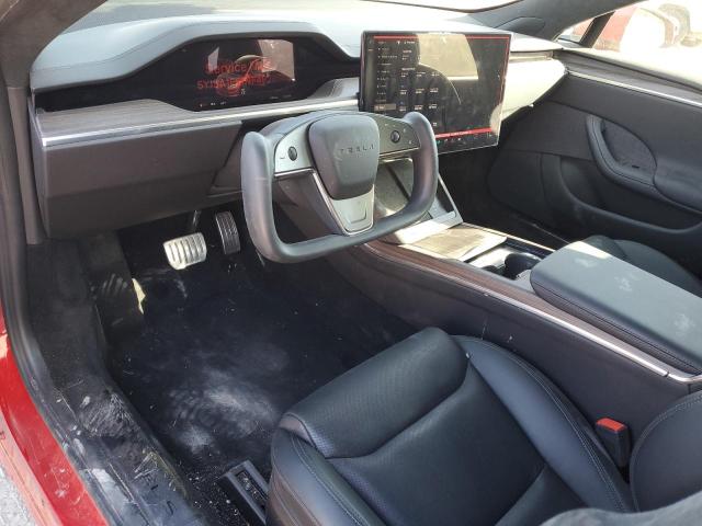 5YJSA1E51NF492076 - 2022 TESLA MODEL S Կարմիր լուսանկար 8