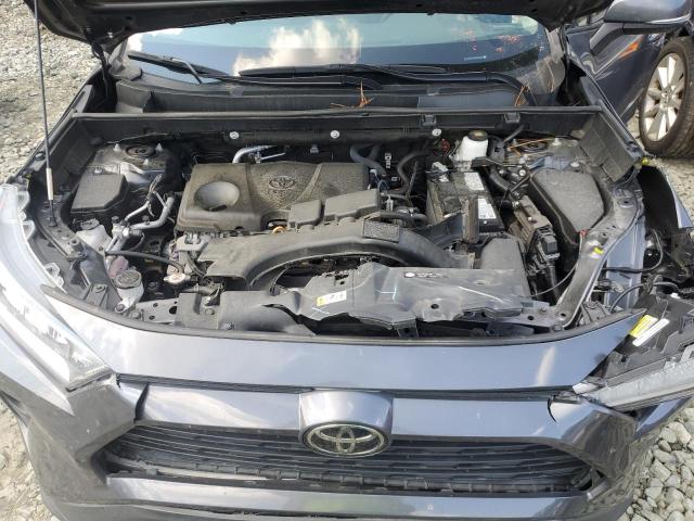 2T3P1RFV0MW207301 - 2021 TOYOTA RAV4 XLE GRAY photo 12