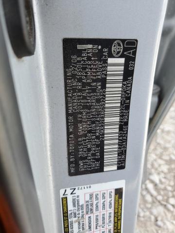 2T1KR32EX6C592725 - 2006 TOYOTA COROLLA MA XR SILVER photo 12