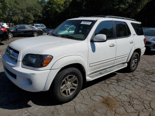 5TDZT34A06S279510 - 2006 TOYOTA SEQUOIA SR5 WHITE photo 1