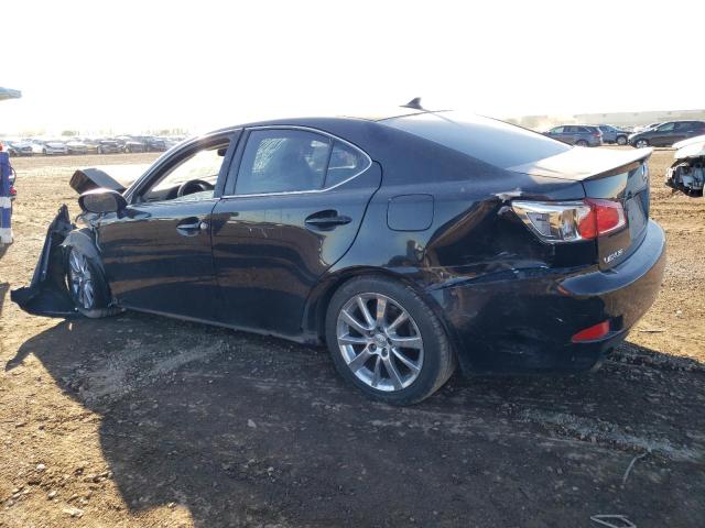 JTHBF5C25A5122454 - 2010 LEXUS IS 250 BLACK photo 2