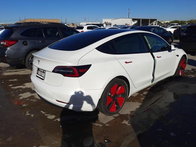 5YJ3E1EA4MF054186 - 2021 TESLA 3 WHITE photo 3