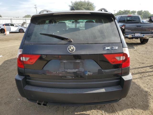 WBXPA73414WC36944 - 2004 BMW X3 2.5I BLACK photo 6