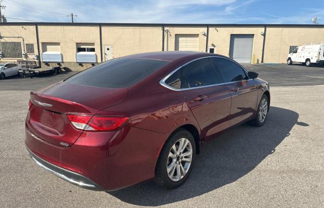 1C3CCCAB6GN139170 - 2016 CHRYSLER 200 LIMITED RED photo 4