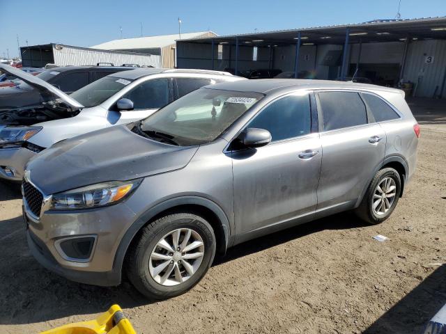 5XYPG4A35GG112128 - 2016 KIA SORENTO LX GRAY photo 1