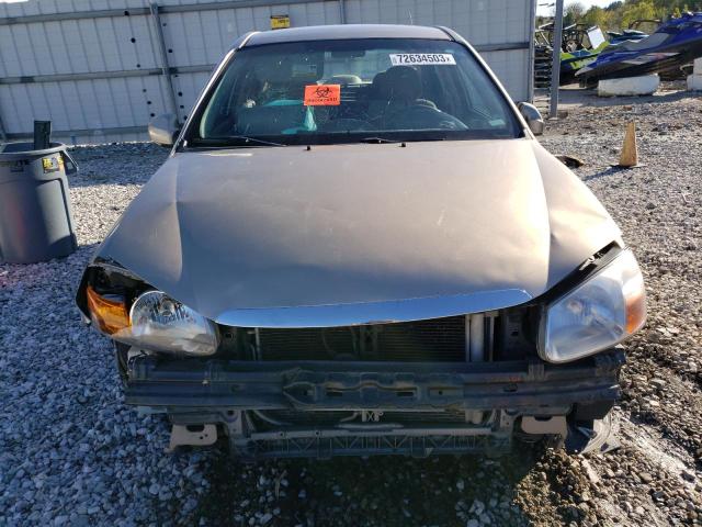 KNAFE221695588285 - 2009 KIA SPECTRA EX BROWN photo 5