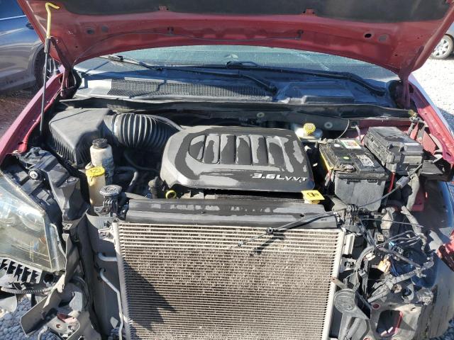 2C4RC1CG6CR196114 - 2012 CHRYSLER TOWN & COU TOURING L MAROON photo 12