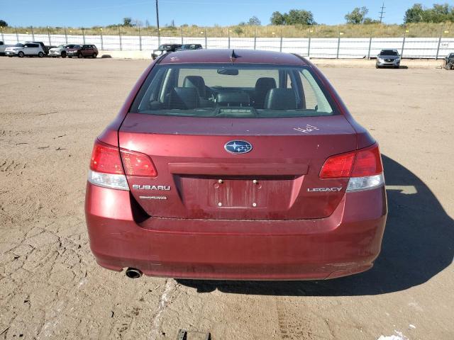 4S3BMCK6XC3031078 - 2012 SUBARU LEGACY 2.5I LIMITED RED photo 6