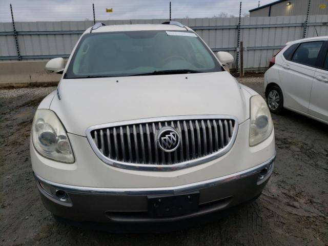 5GAKRBED7BJ245401 - 2011 BUICK ENCLAVE CXL WHITE photo 5