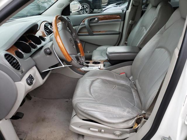 5GAKRBED7BJ245401 - 2011 BUICK ENCLAVE CXL WHITE photo 7