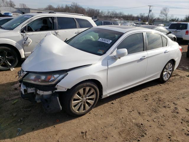 1HGCR2F82DA242396 - 2013 HONDA ACCORD EXL WHITE photo 1