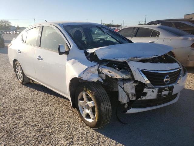 3N1CN7AP4EK450207 - 2014 NISSAN VERSA S WHITE photo 4