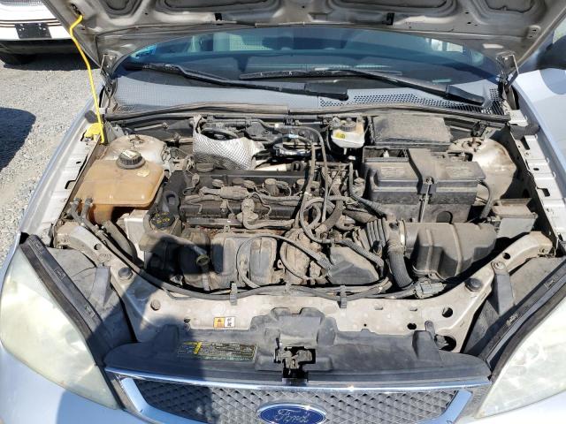 1FAFP34N67W360903 - 2007 FORD FOCUS ZX4 SILVER photo 11