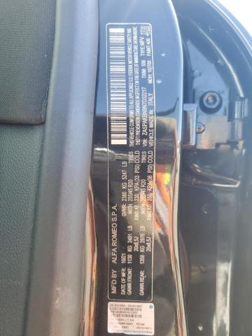 ZASPAKBN9N7D32217 - 2022 ALFA ROMEO STELVIO TI BLACK photo 12