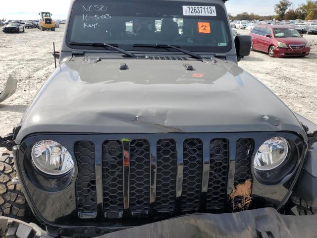 1C6HJTAG2ML577802 - 2021 JEEP GLADIATOR SPORT GRAY photo 11