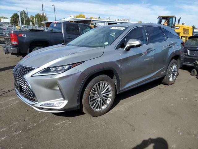 JTJJGKFA2L2012491 - 2020 LEXUS RX 450H L LUXURY GRAY photo 1