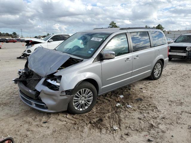 2C4RC1CG6DR807972 - 2013 CHRYSLER TOWN & COU TOURING L SILVER photo 1