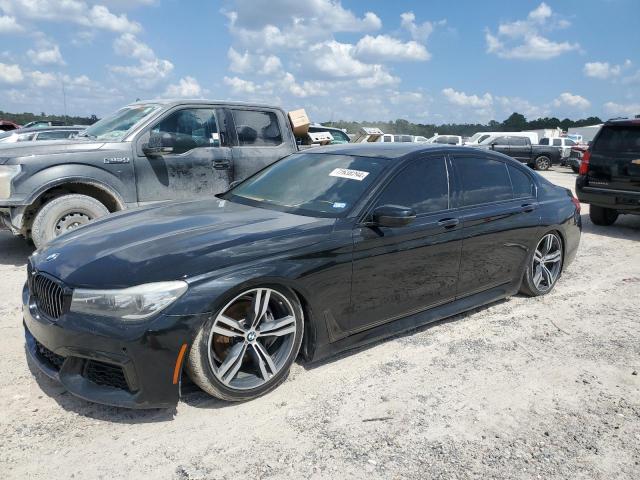 WBA7E2C55GG738863 - 2016 BMW 740 I أسود صورة 1