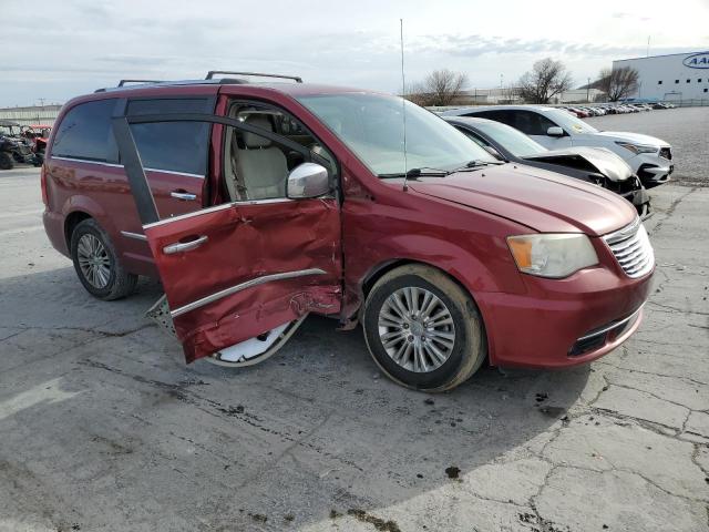 2C4RC1GG5CR382866 - 2012 CHRYSLER TOWN & COU LIMITED RED photo 4