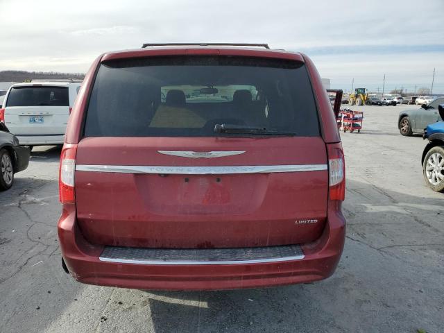 2C4RC1GG5CR382866 - 2012 CHRYSLER TOWN & COU LIMITED RED photo 6