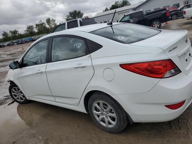 KMHCT4AE6DU394393 - 2013 HYUNDAI ACCENT GLS WHITE photo 2