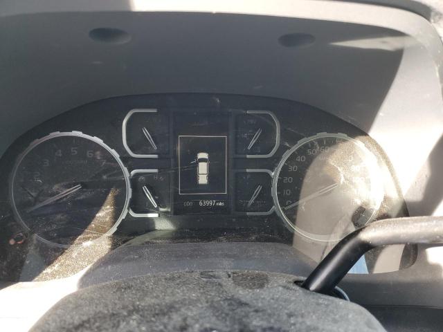 5TFUY5F19JX749850 - 2018 TOYOTA TUNDRA DOUBLE CAB SR/SR5 SILVER photo 9