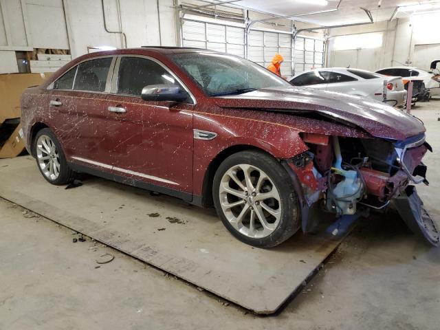 1FAHP2F86EG116797 - 2014 FORD TAURUS LIMITED RED photo 4