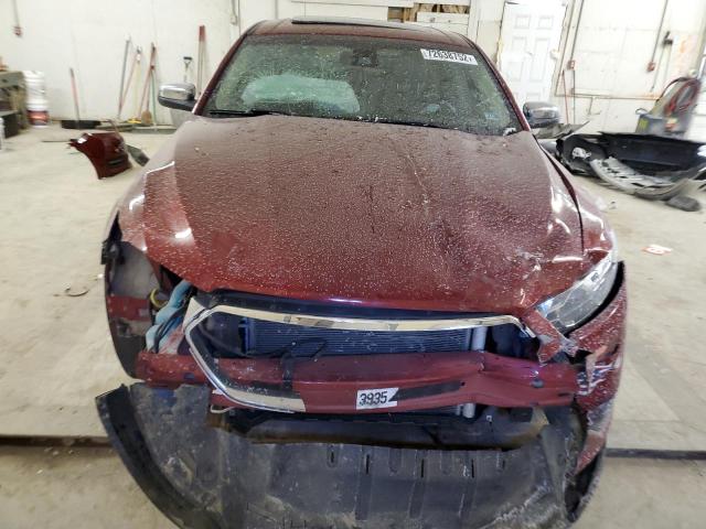 1FAHP2F86EG116797 - 2014 FORD TAURUS LIMITED RED photo 5