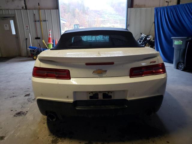 2G1FF3D39F9270205 - 2015 CHEVROLET CAMARO LT WHITE photo 6