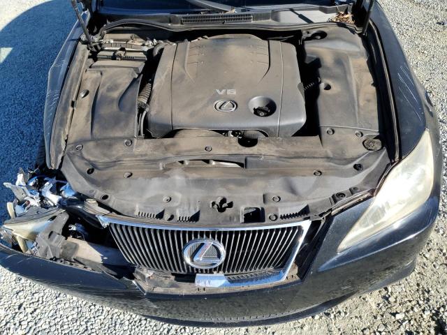 JTHCK262685024523 - 2008 LEXUS IS 250 BLACK photo 11