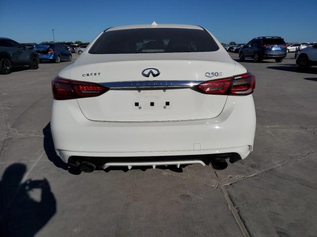 JN1EV7APXJM364614 - 2018 INFINITI Q50 LUXE WHITE photo 6