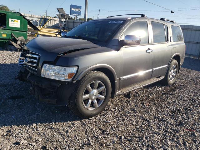 5N3AA08A57N803286 - 2007 INFINITI QX56 GRAY photo 1