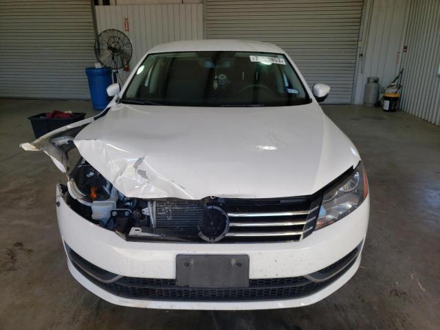 1VWAS7A34FC083341 - 2015 VOLKSWAGEN PASSAT S WHITE photo 5