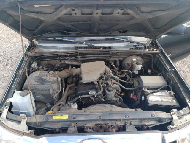 5TETX4CN9AZ715464 - 2010 TOYOTA TACOMA ACCESS CAB მწვანე ფოტო 11