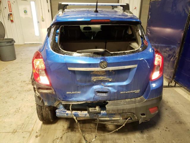 KL4CJGSB5EB708333 - 2014 BUICK ENCORE BLUE photo 6