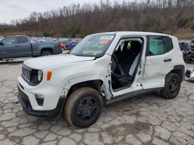 ZACNJDAB1MPN30629 - 2021 JEEP RENEGADE SPORT WHITE photo 1