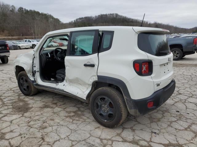 ZACNJDAB1MPN30629 - 2021 JEEP RENEGADE SPORT WHITE photo 2