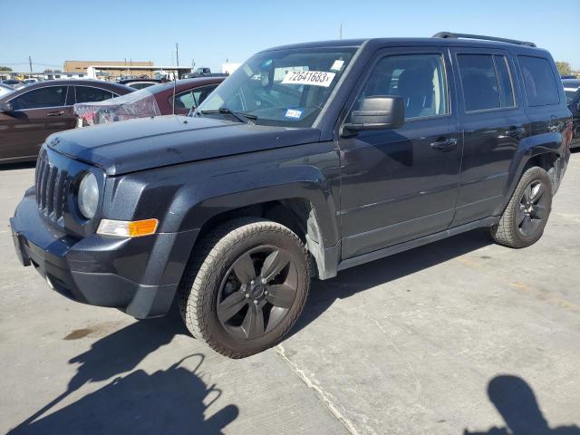 1C4NJPFB8ED660338 - 2014 JEEP PATRIOT LATITUDE GRAY photo 1