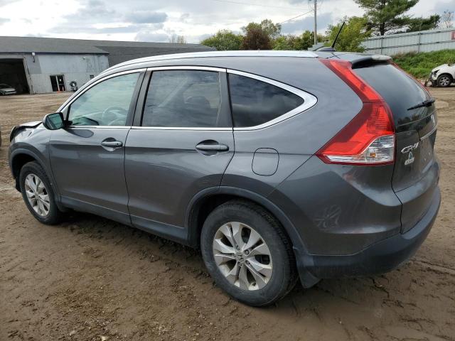 2HKRM4H70EH602685 - 2014 HONDA CR-V EXL BLUE photo 2