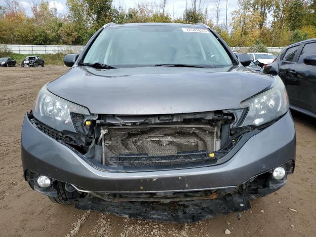 2HKRM4H70EH602685 - 2014 HONDA CR-V EXL BLUE photo 5