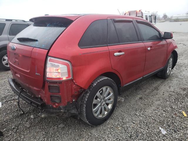 2FMDK3JC7ABA64893 - 2010 FORD EDGE SEL RED photo 3