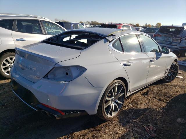 KMTG34TA7NU092680 - 2022 GENESIS G70 BASE GRAY photo 3