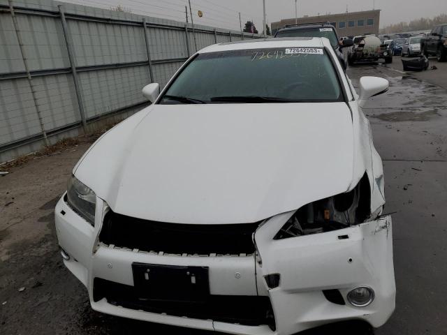 JTHCE1BL9D5013834 - 2013 LEXUS GS 350 WHITE photo 5