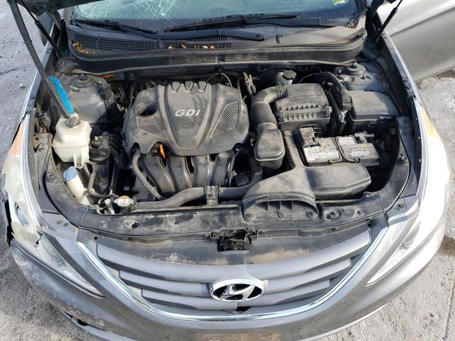 5NPEB4AC3EH871646 - 2014 HYUNDAI SONATA GLS GRAY photo 11