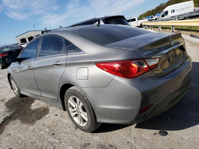 5NPEB4AC3EH871646 - 2014 HYUNDAI SONATA GLS GRAY photo 2