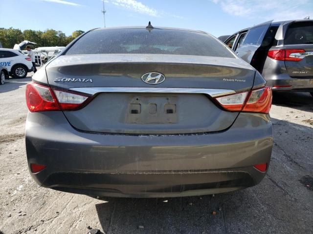 5NPEB4AC3EH871646 - 2014 HYUNDAI SONATA GLS GRAY photo 6