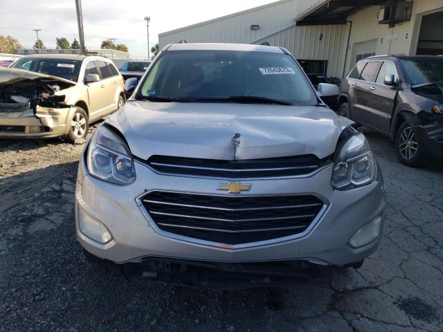 2GNALCEK9H1562820 - 2017 CHEVROLET EQUINOX LT SILVER photo 5