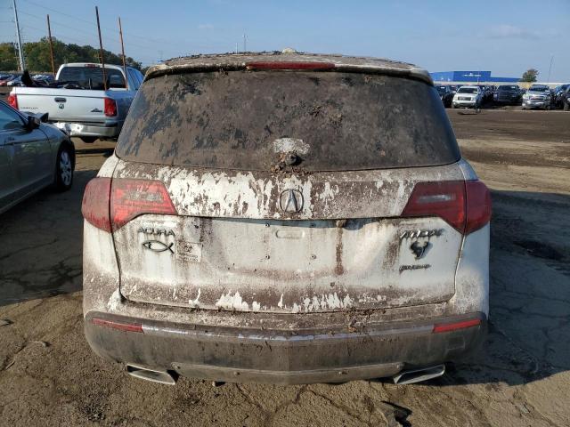 2HNYD2H61BH530711 - 2011 ACURA MDX TECHNOLOGY WHITE photo 6
